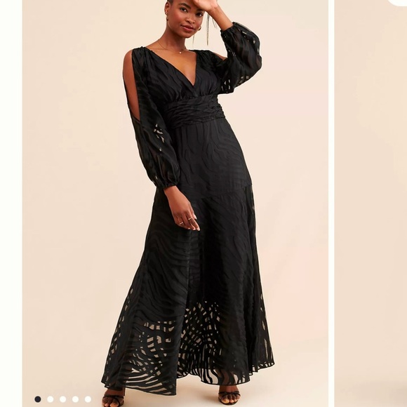 Hutch Dresses & Skirts - Hutch Zebra Burnout‎ Maxi Dress
